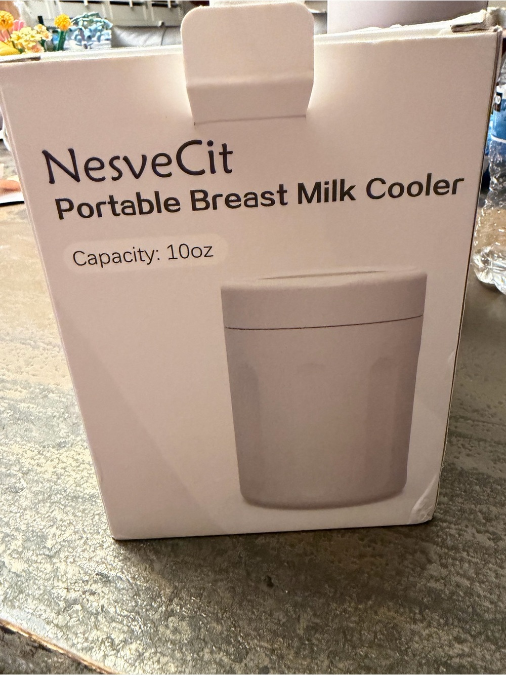 Portable Breast Milk Cooler - White